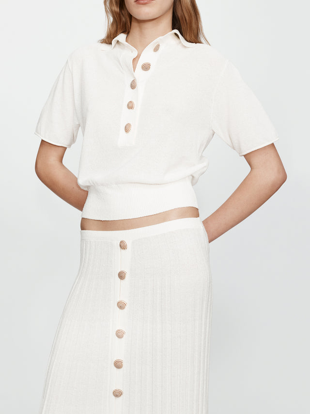 Sundial Shell Knit Polo