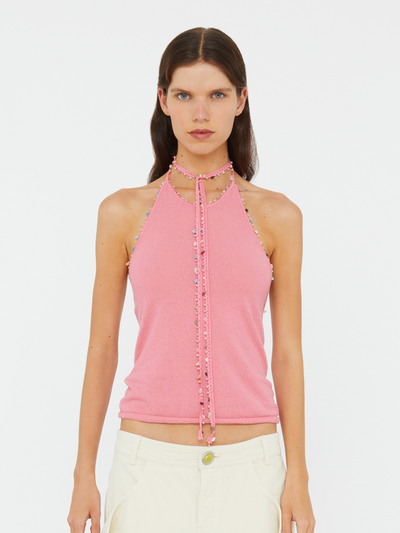 Beach Quartz Halter Tank