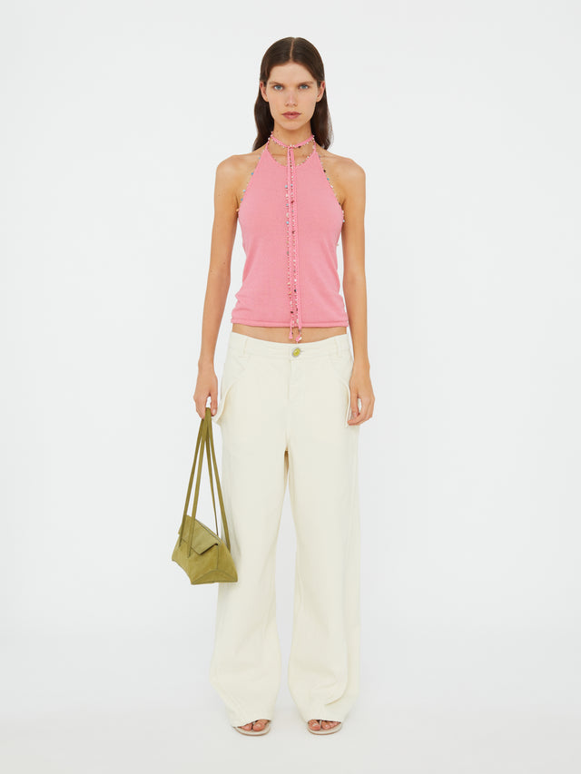 Beach Quartz Halter Tank