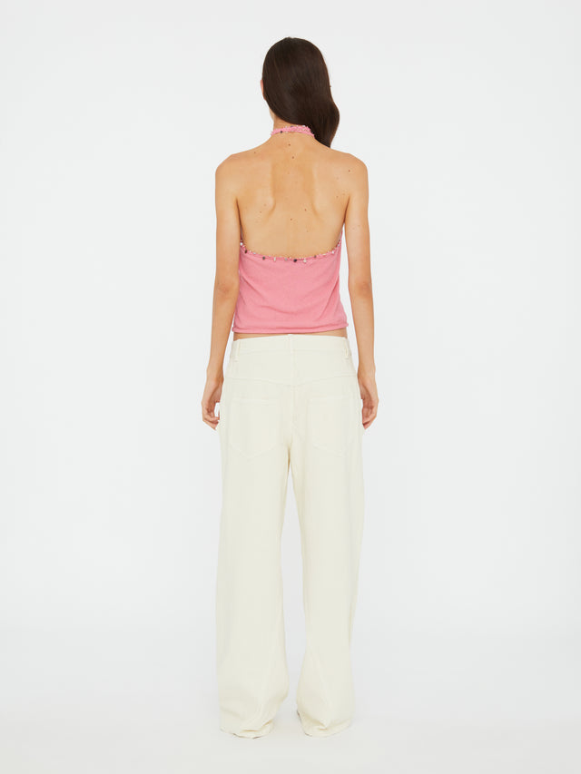 Beach Quartz Halter Tank