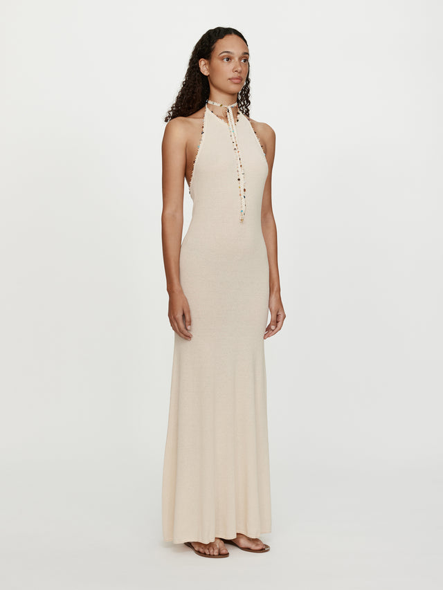 Beach Quartz Halter Dress