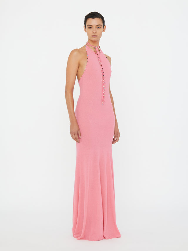 Beach Quartz Halter Dress