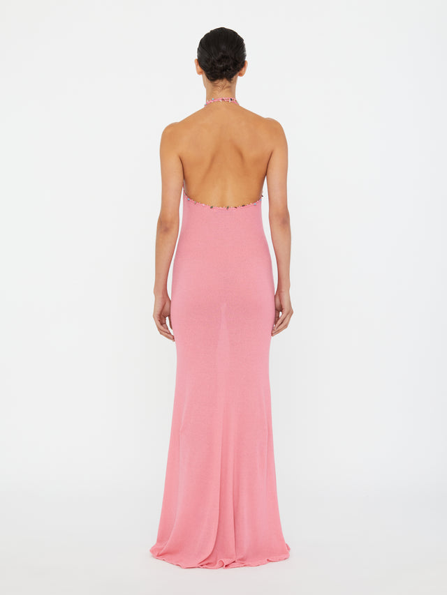Beach Quartz Halter Dress
