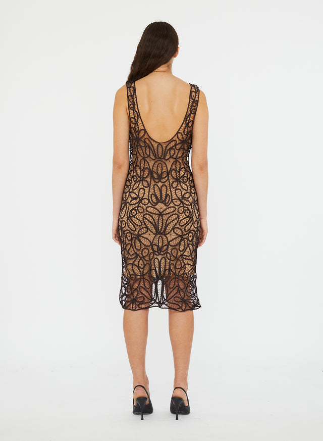 Meander Lace Tank Dress