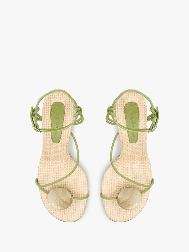 Doma Stoned Raffia Heel