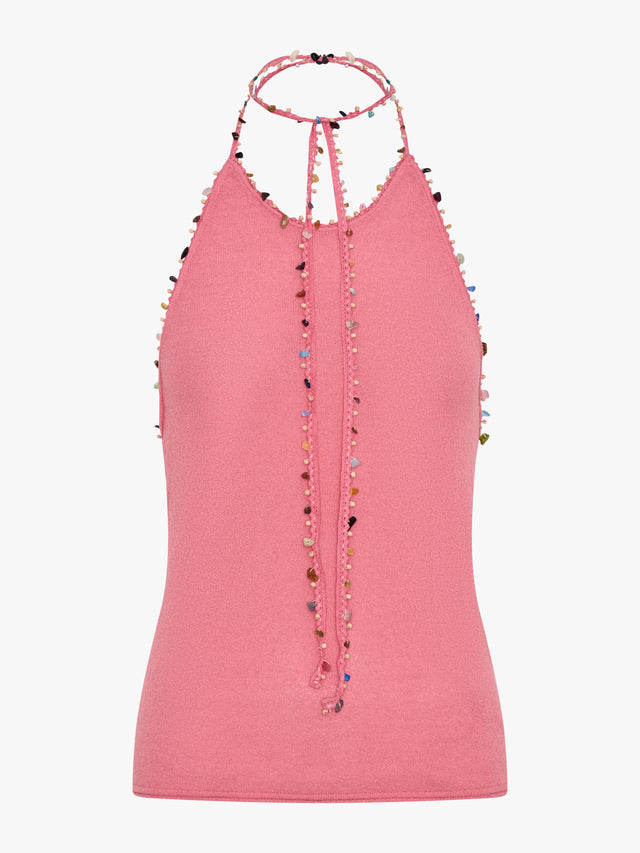 Beach Quartz Halter Tank