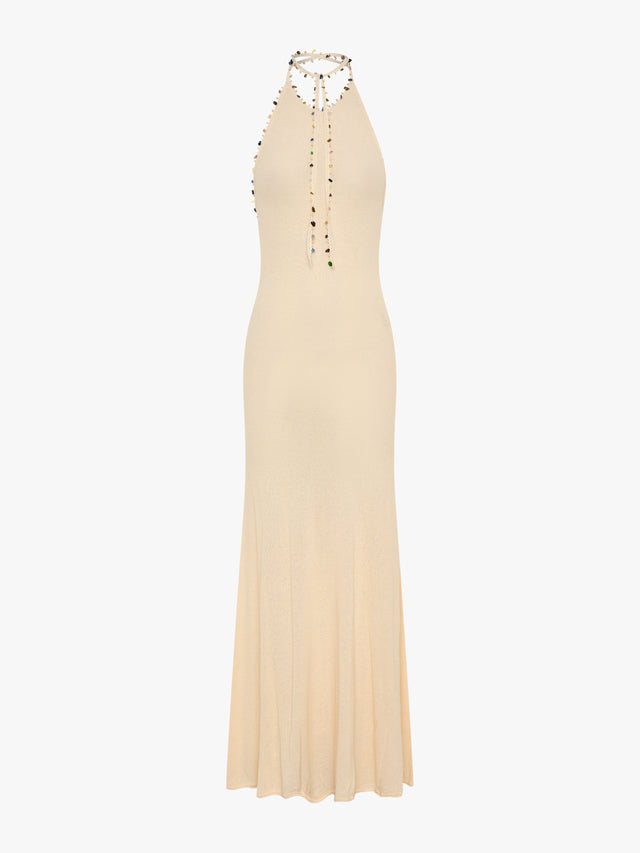 Beach Quartz Halter Dress