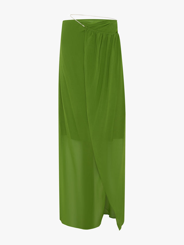 Silk Chain Sarong Skirt