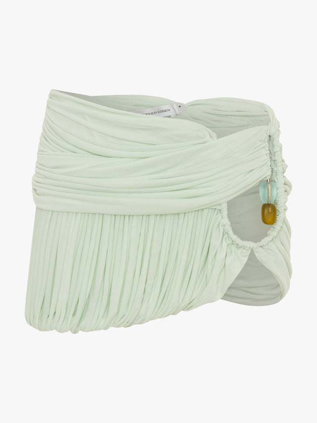 Beach Glass Bubble Mini Skirt
