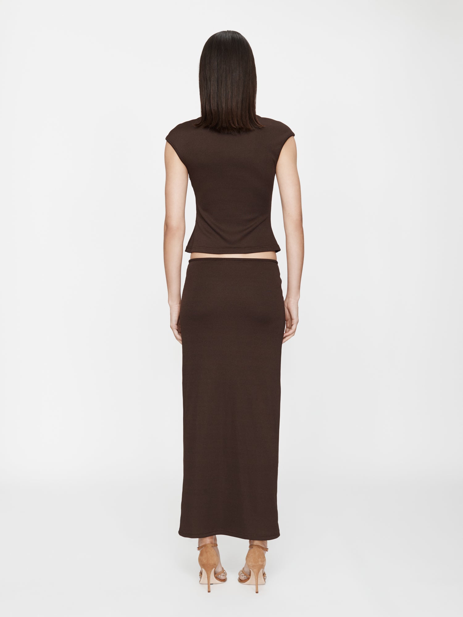 Mineral Stone Ruched Skirt
