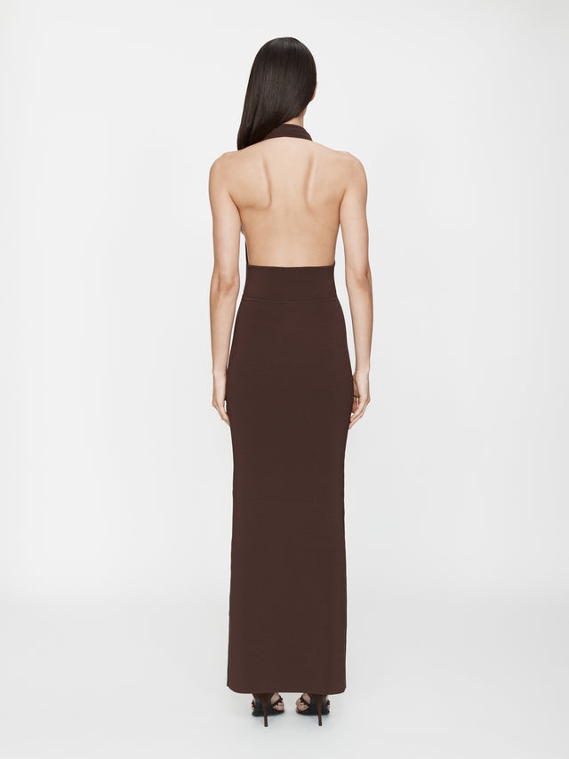 Slope Knit Halter Dress