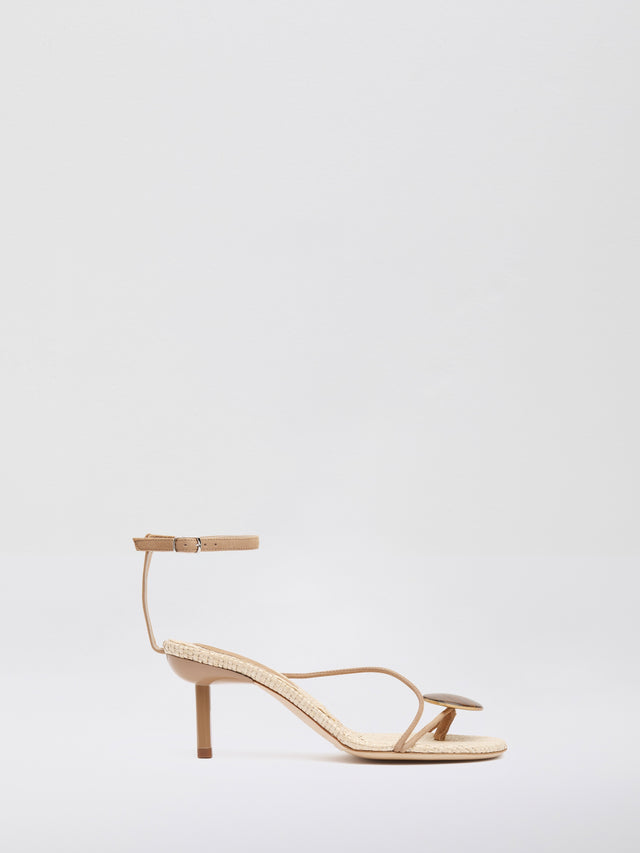 Doma Stoned Raffia Heel