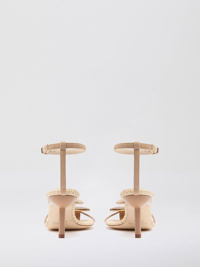 Doma Stoned Raffia Heel