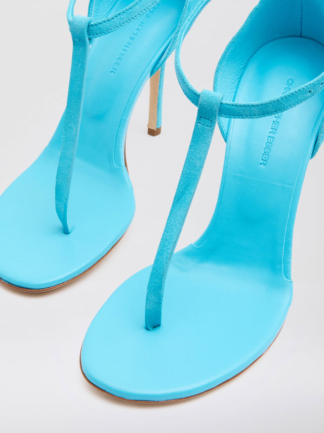 Billi T Bar Suede Sandal