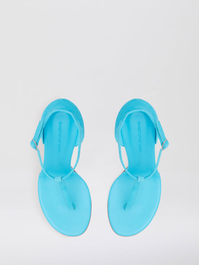 Billi T Bar Suede Sandal