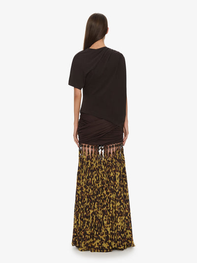 Tortoiseshell Droplet Jersey Skirt