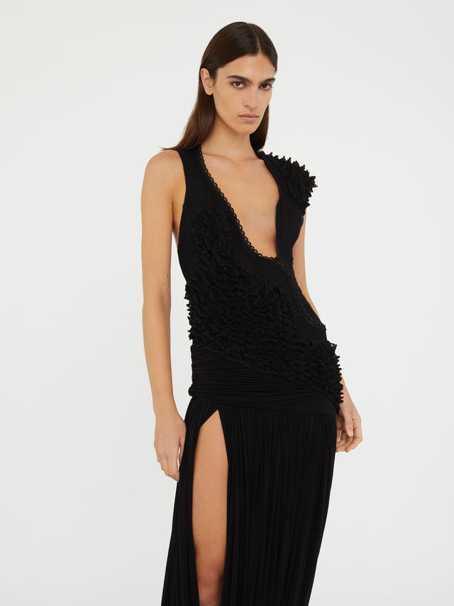 Vespertine Cutaway Lace Dress