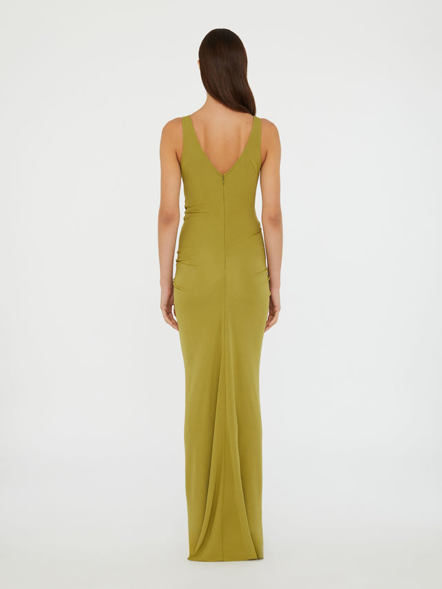 Salacia Jersey Drape Dress