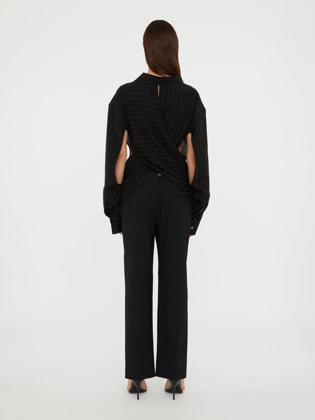 Crossover Drape Shirt