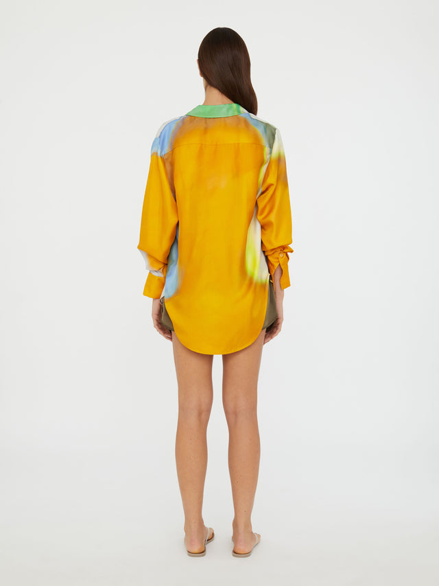 Aura Silk Slim Shirt