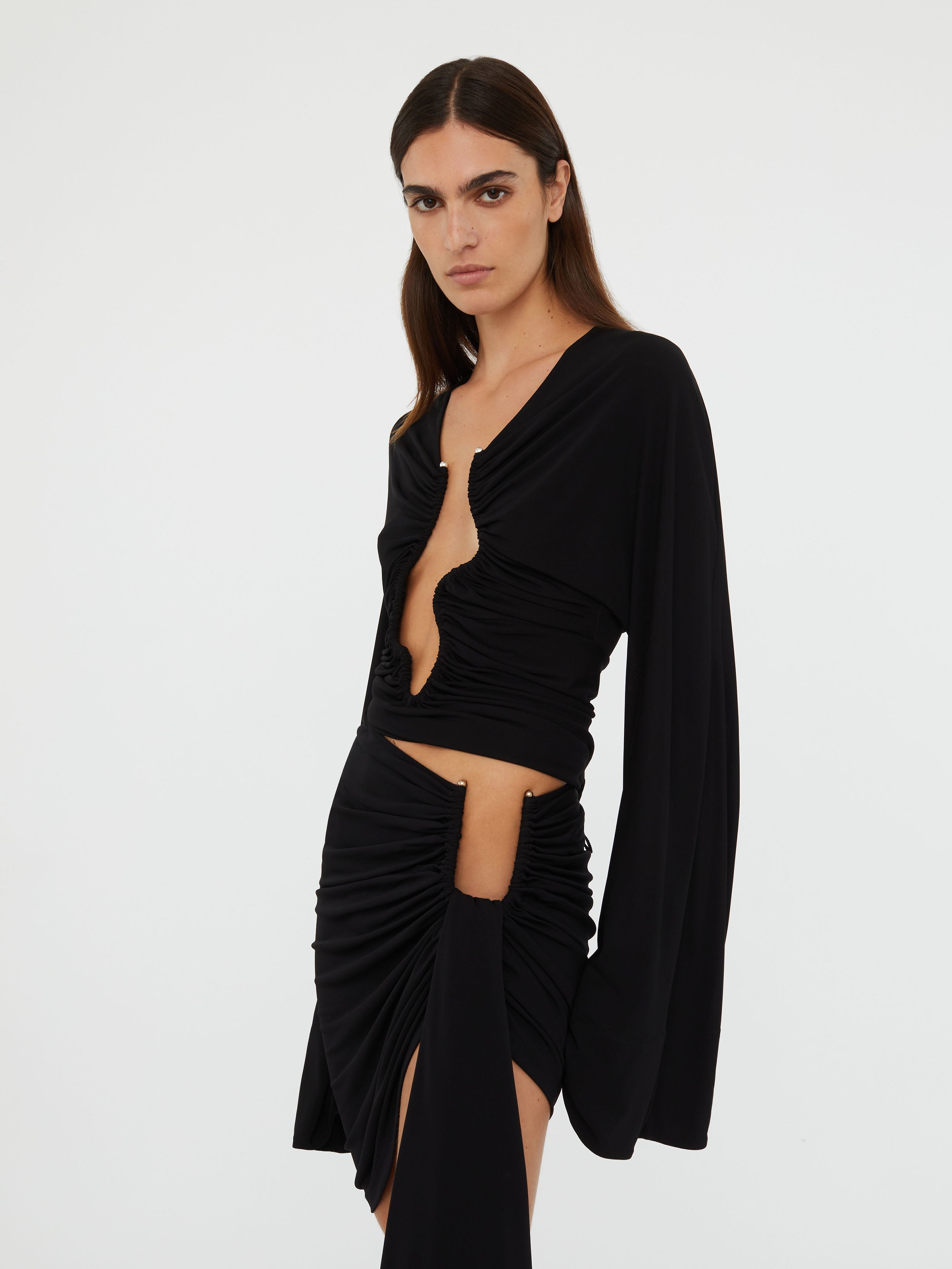 Arced Palm Micro Skirt