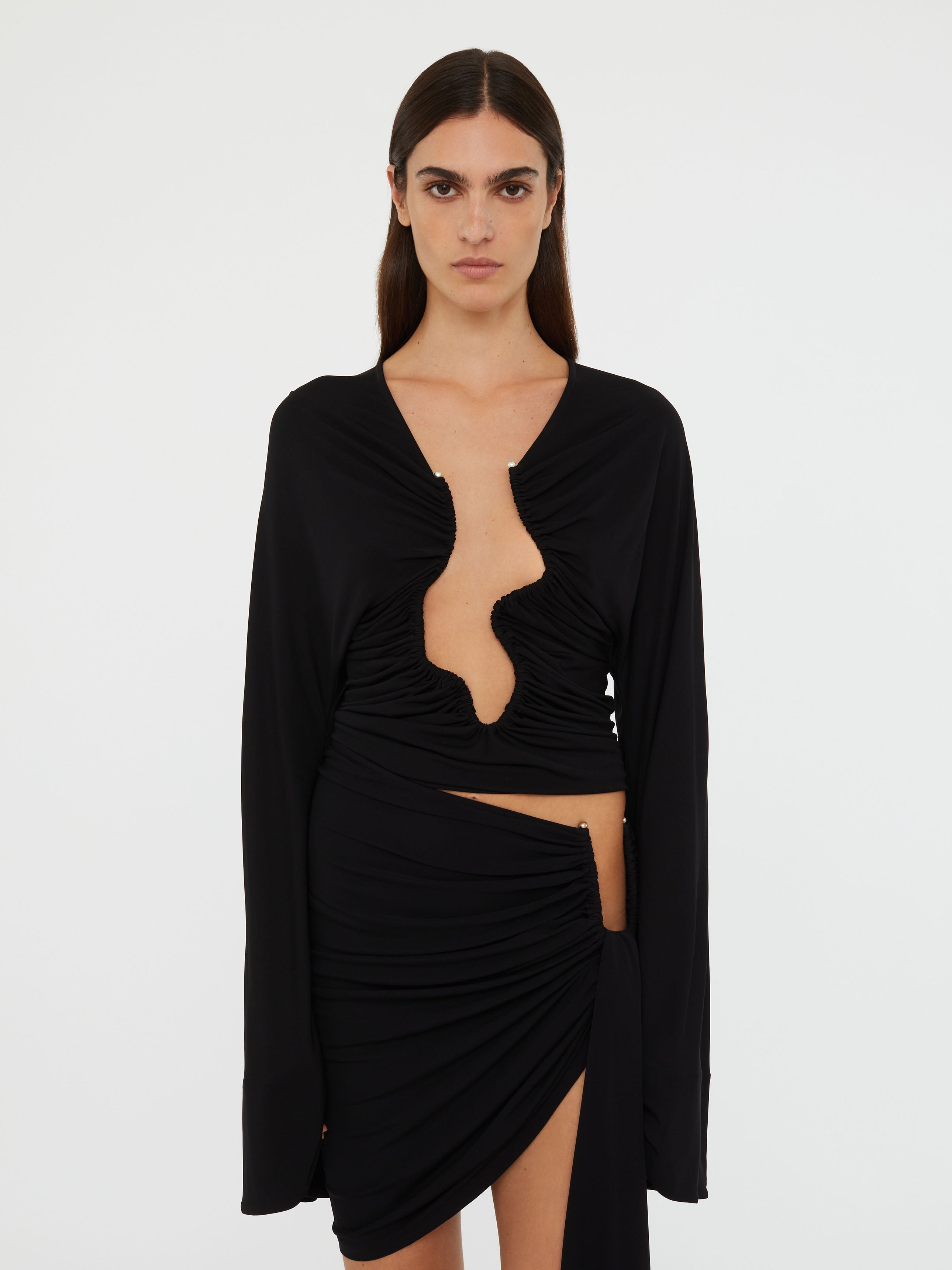 Arced Palm Micro Skirt