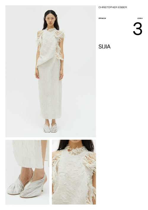 Sijia in Look 3, Spring Summer 2024