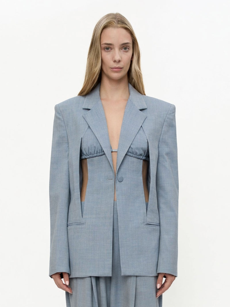 Slashed Bikini Blazer - Image 1