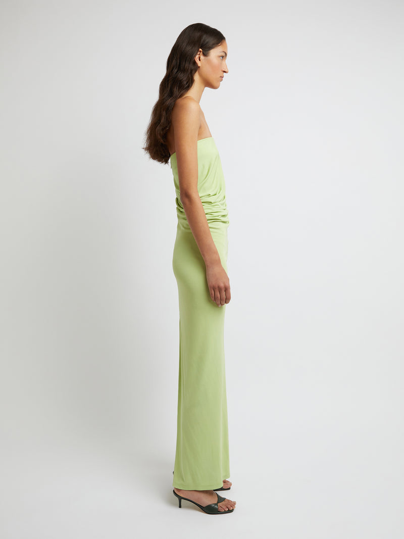 Strapless Ruched Dress - Image 3