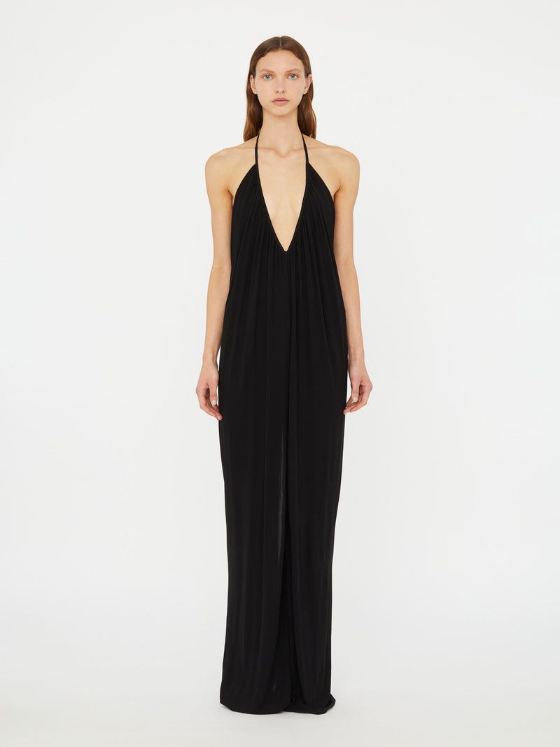 Cowled Halter Jumpsuit