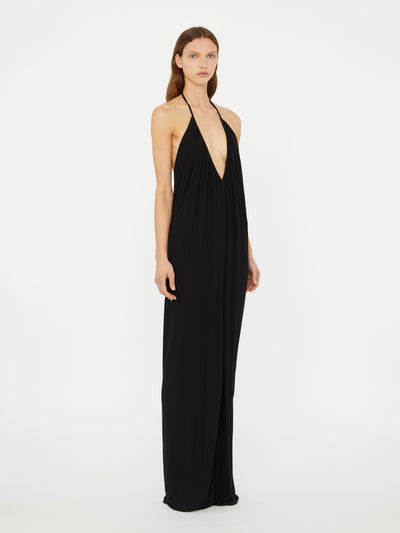 Cowled Halter Jumpsuit