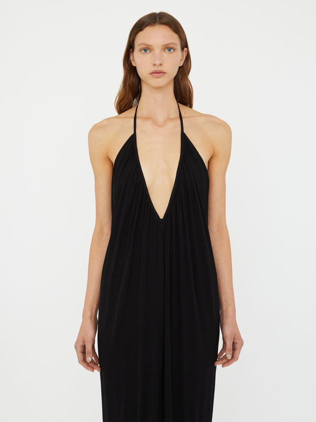 Cowled Halter Jumpsuit