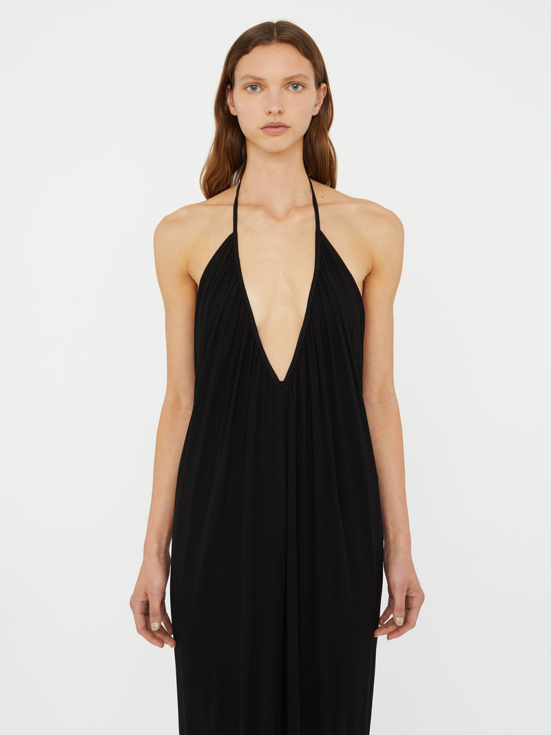 Cowled Halter Jumpsuit