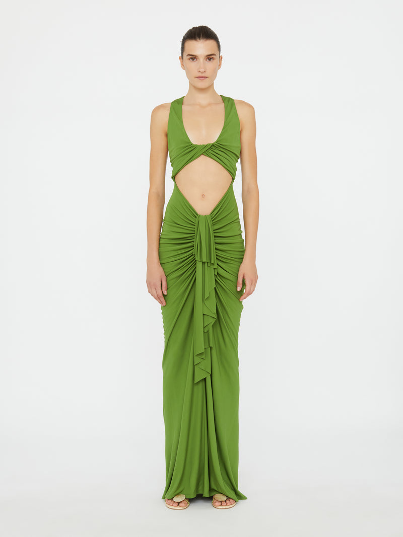 Vivenda Drape Front Dress - Image 1