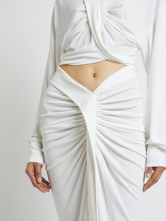 Carved Split Skirt