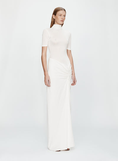 Fusion Ruched Tee Gown