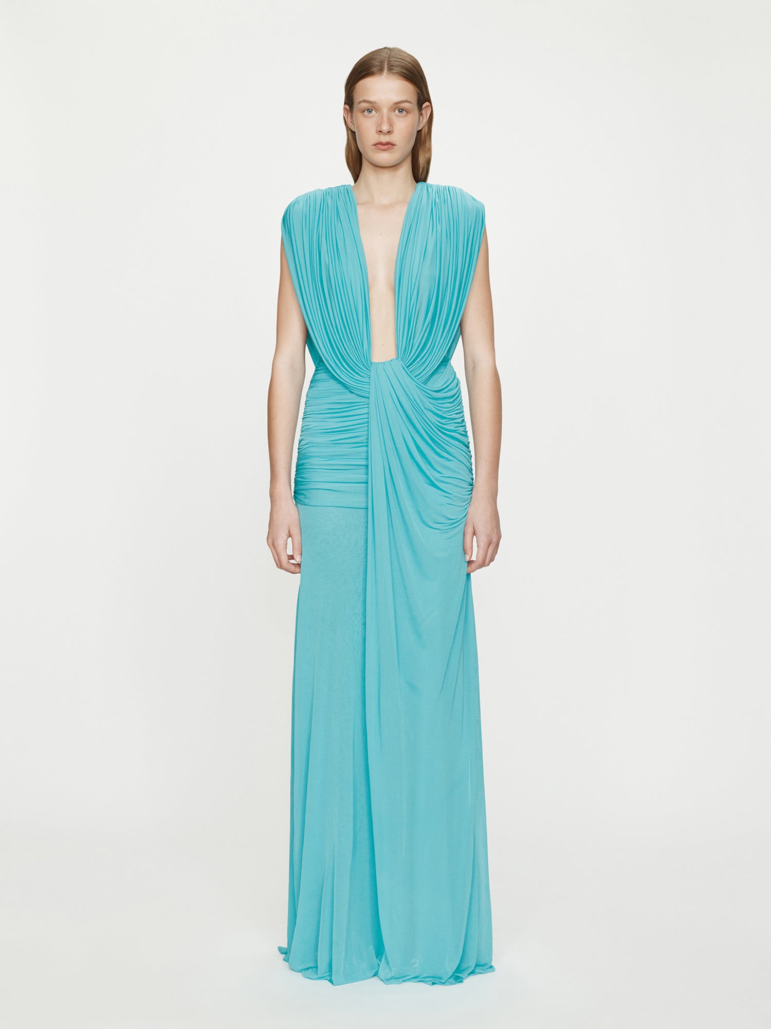 Ripple Drape Gown