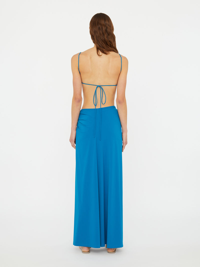 Ruched Orbit Split Skirt - Image 4