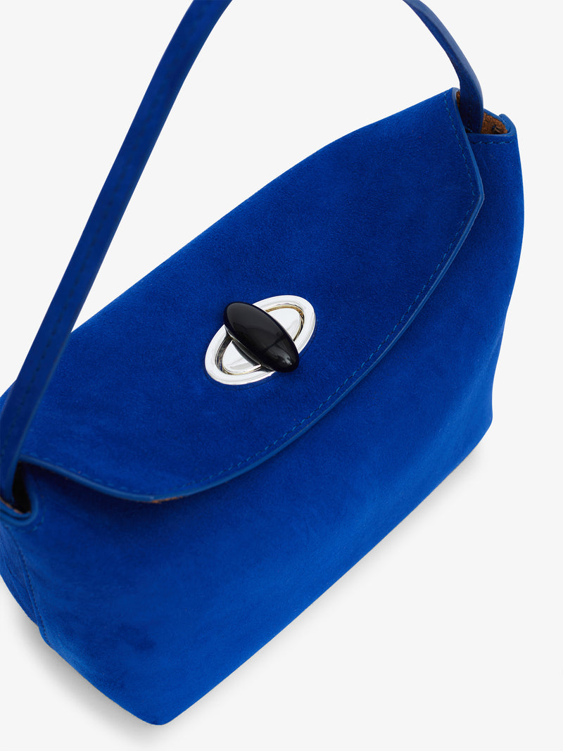 Turnlock Suede Mini Bag - Image 3