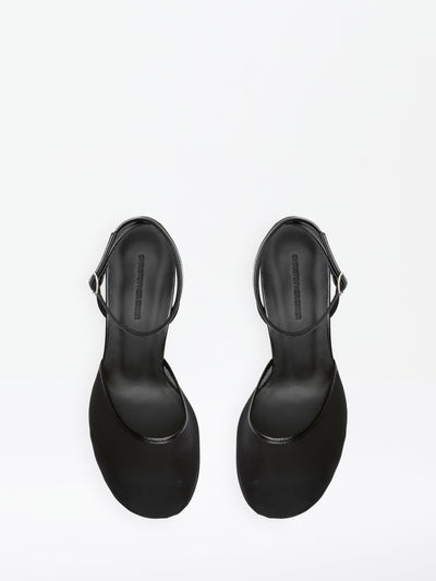 Sheer Mesh Mary Jane Heel