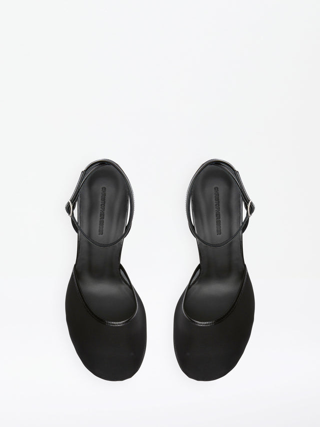 Sheer Mesh Mary Jane Heel