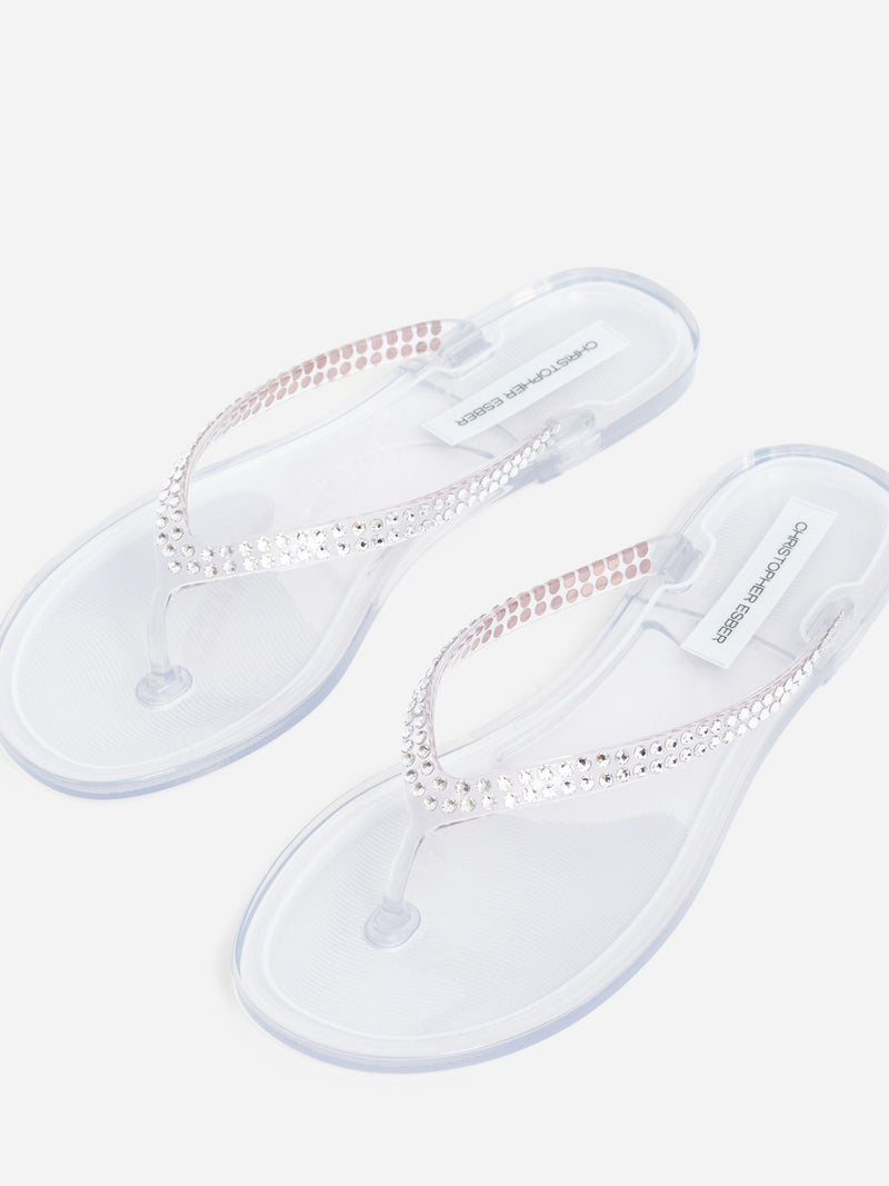 Jo Crystal Flip Flop - Image 2