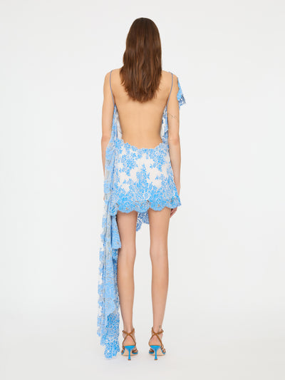 Floating Lace Mini Dress