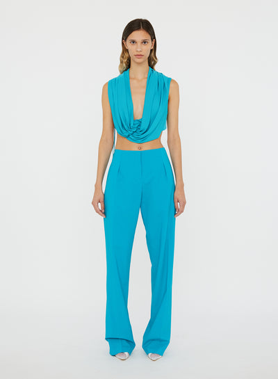 Interlock Jersey Drape Top
