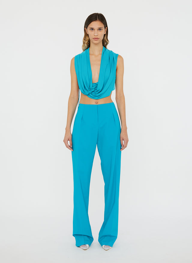Interlock Jersey Drape Top