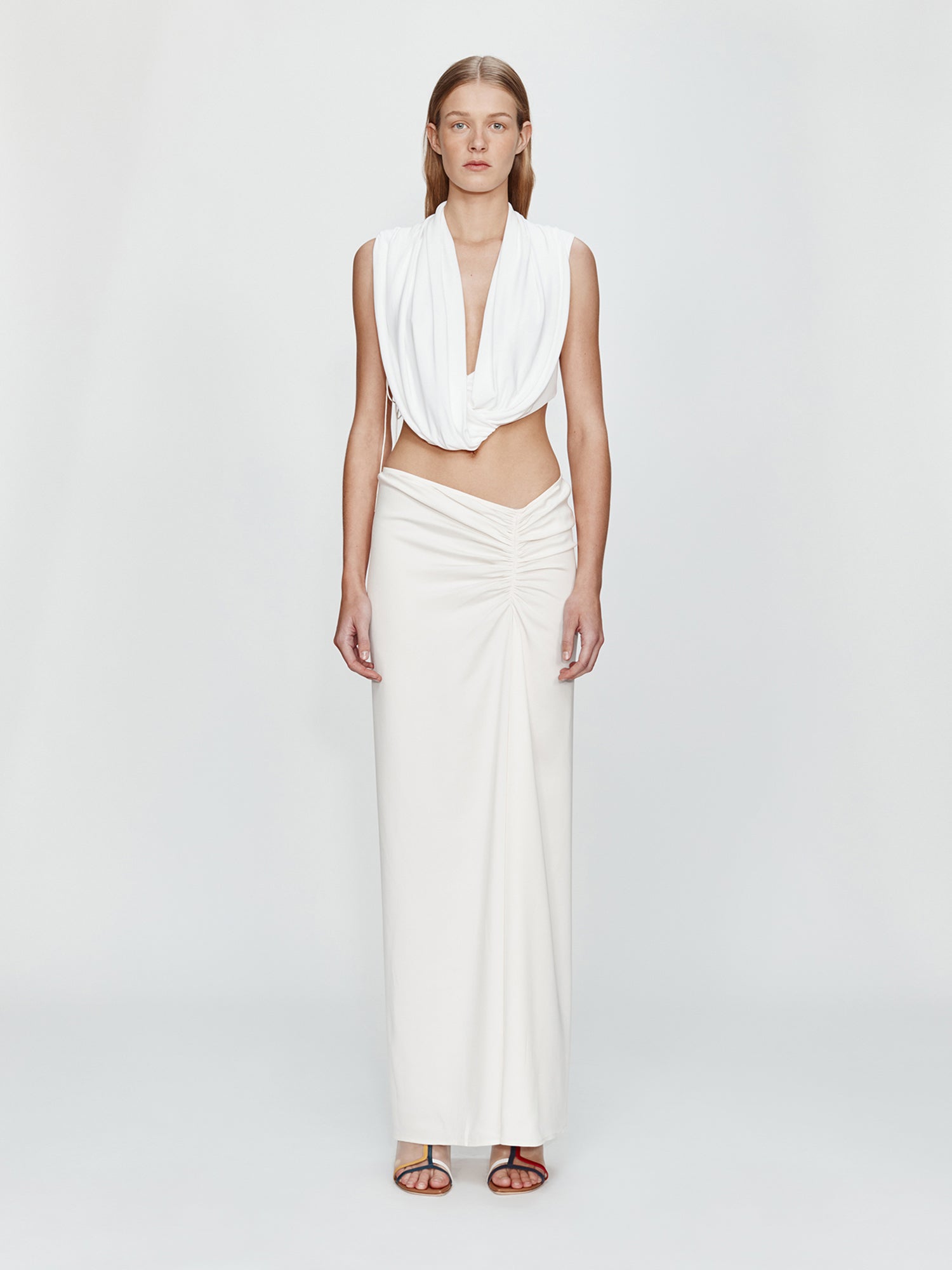 Interlock Jersey Drape Top