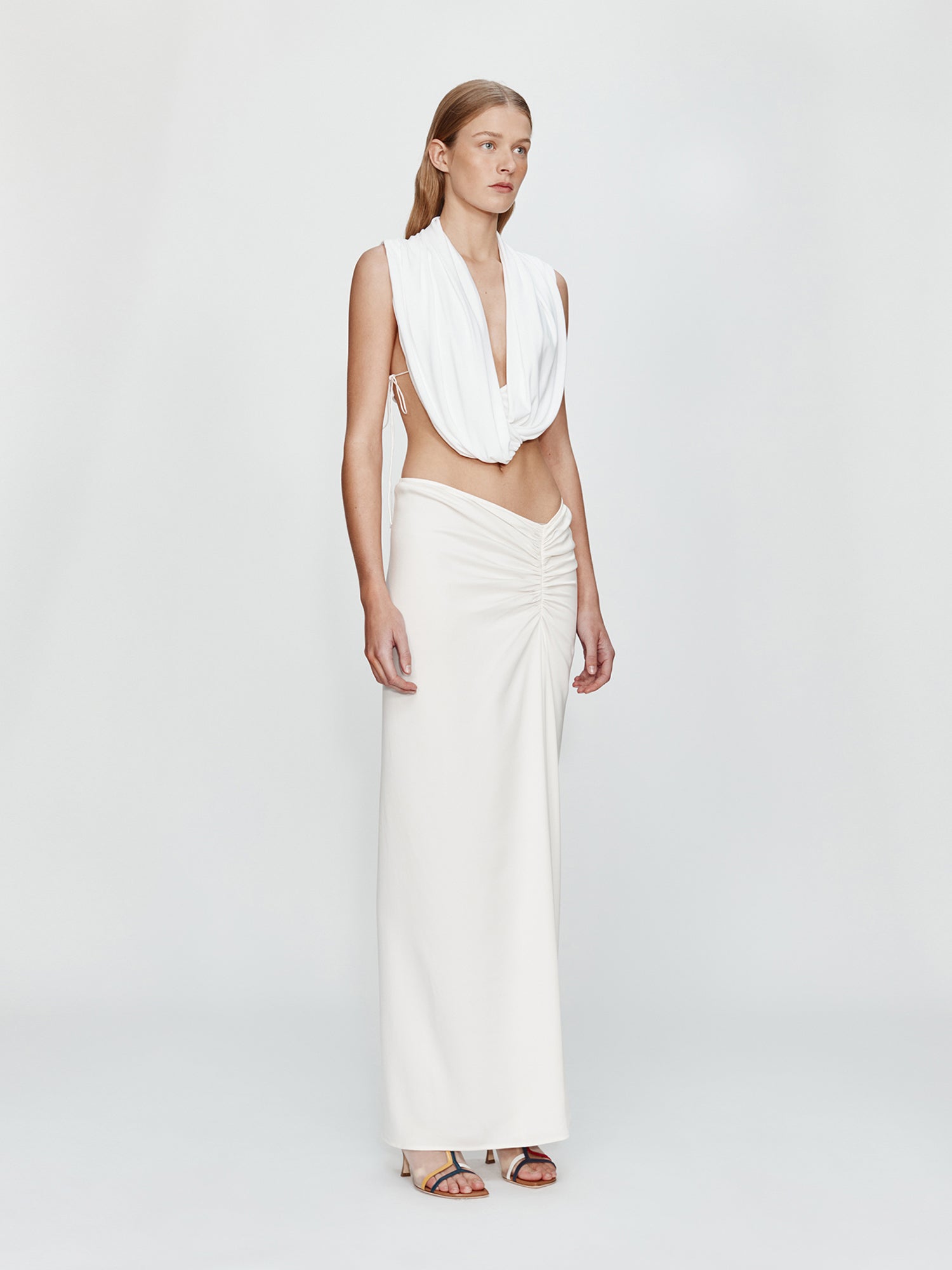 Interlock Jersey Drape Top