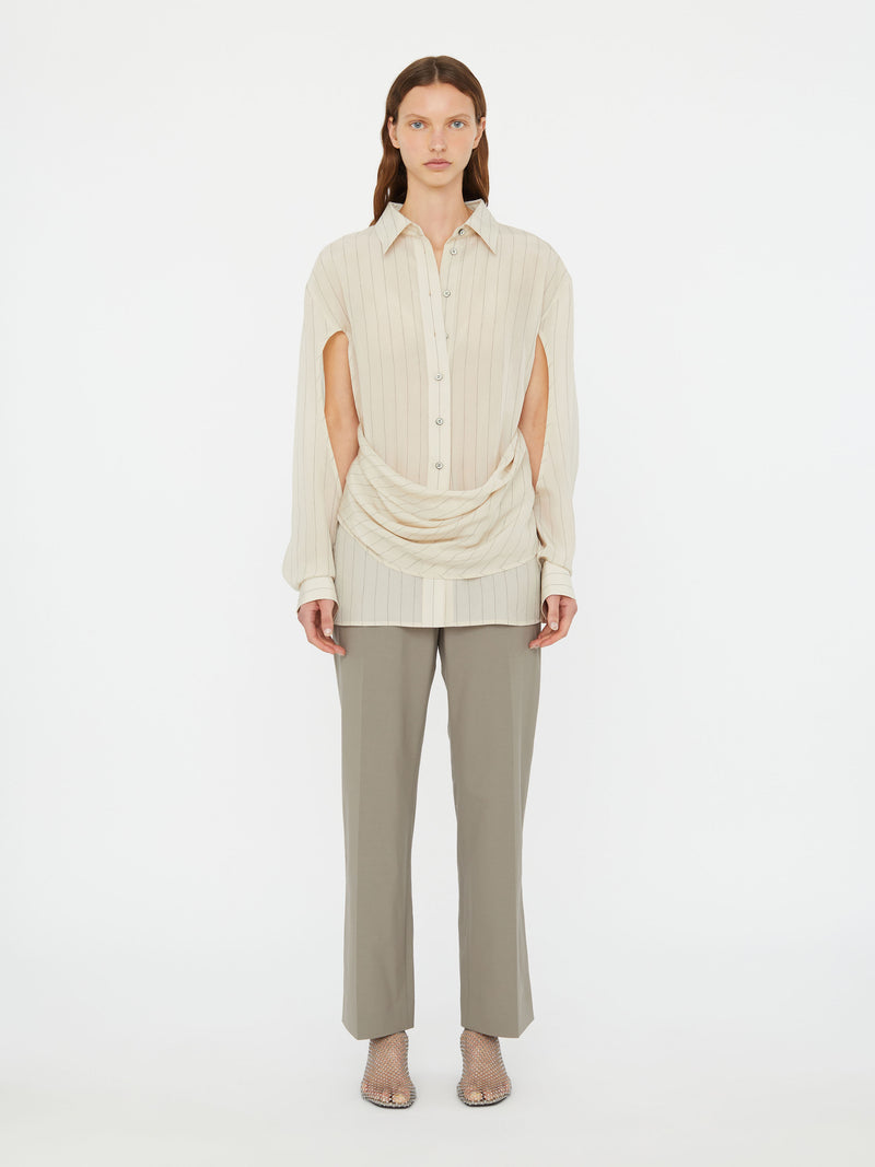 Crossover Drape Shirt - Image 3