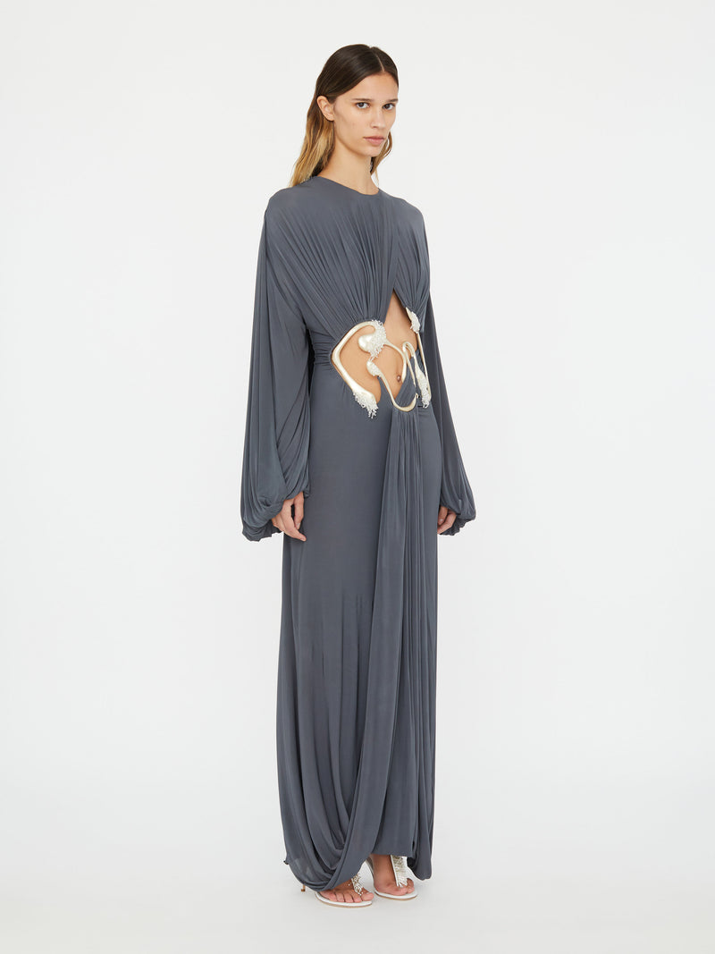 Sculptured Torso Sweater Dress - Image 4