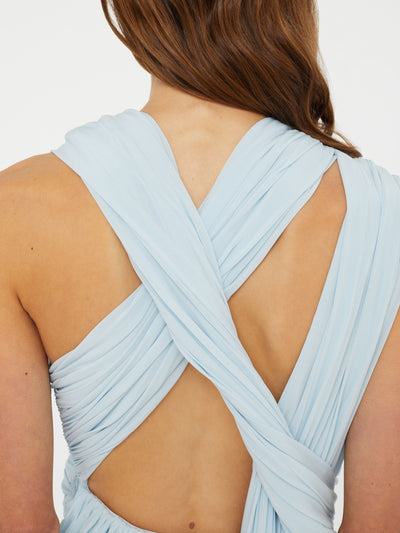 Sculptured Draped Tank Dress